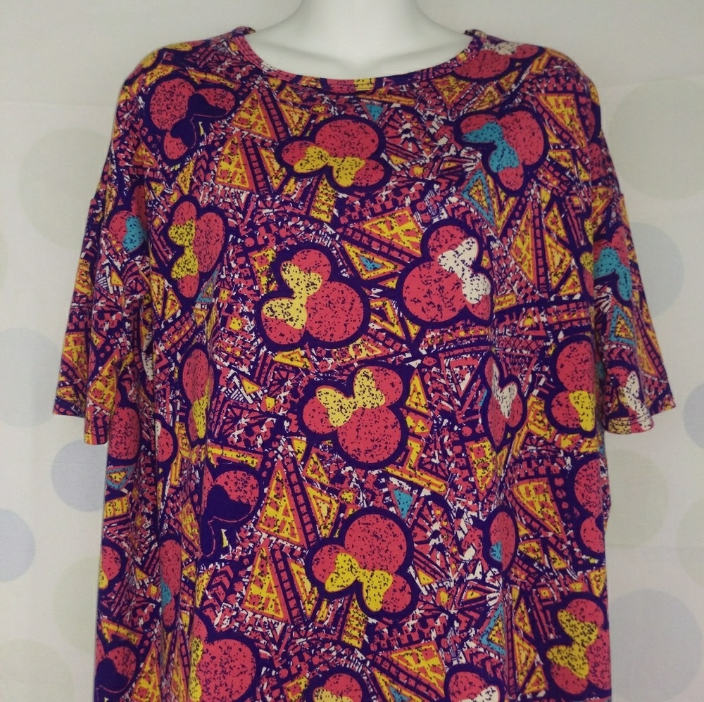 LuLaRoe Disney Minnie Mouse Bow XS Perfect Tee